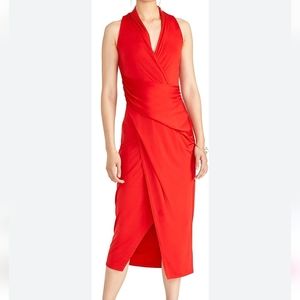 Rachel Roy Red Sleeveless Dress